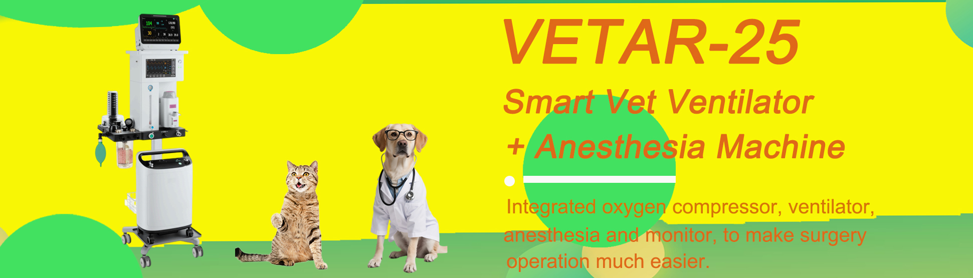 麻醉机绿色背景